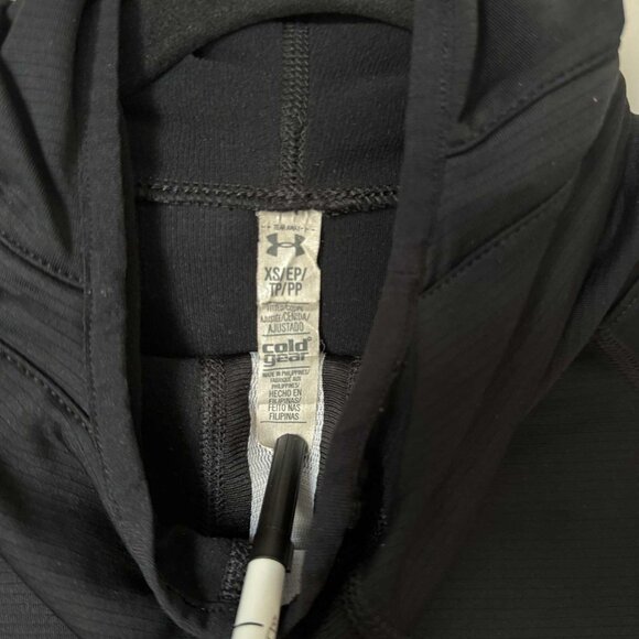 Under Armour Women Hoodie Turtle Neck Light Sweater Active Gym Black XS - Picture 5 of 9